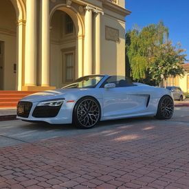 AUDI R8 VOSSEN HF2 BRUSHED GLOSS BLACK