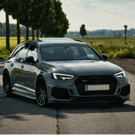 AUDI RS4 WAGON VOSSEN HF-4T TINTED GLOSS BLACK