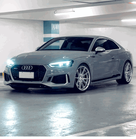 AUDI RS5 VOSSEN HFX-2 SATIN SILVER
