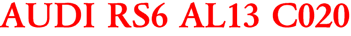 AUDI RS6 AL13 C020