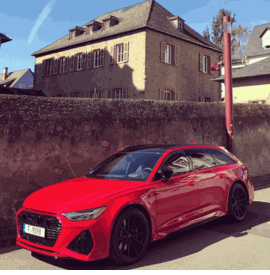 AUDI RS6 VOSSEN HF-3 SATIN BLACK