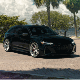 AUDI RS6 VOSSEN HF-5 SATIN SILVER