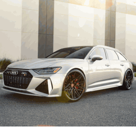 AUDI RS6 VOSSEN HF-7 GLOSS BLACK
