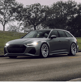 AUDI RS6 VOSSEN HFX-1 5-LUG SILVER POLISHED