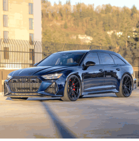 AUDI RS6 VOSSEN HFX-2 GLOSS BLACK