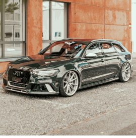 AUDI RS6 VOSSEN HFX-2 SATIN SILVER