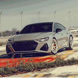 AUDI RS7 VOSSEN HFX-1 5-LUG SILVER POLISHED