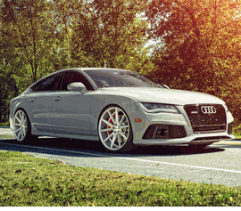 AUDI RS7 VOSSEN VFS1 BRUSHED SILVER