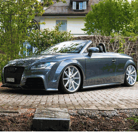 AUDI TT VOSSEN VFS1 BRUSHED SILVER