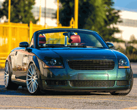 AUDI TT VOSSEN VFS2 SILVER POLISHED
