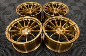 BC FORGED RS43 BRUSHED CHAMPAGNE BRONZE WHEELS