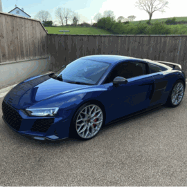 AUDI R8 VOSSEN HF-2 SATIN SILVER
