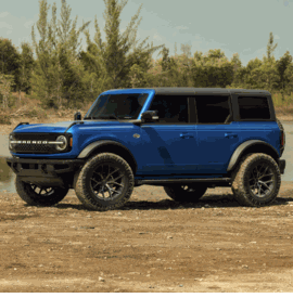 FORD BRONCO VOSSEN HF6-4 TINTED GLOSS BLACK