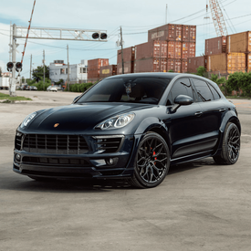 PORSCHE MACAN VOSSEN HF2 GLOSS BLACK
