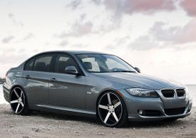 BMW 328i VOSSEN VVS-CV3 MATTE BLACK MACHINED