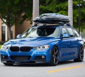 BMW 328i WAGON VOSSEN CV3-R GLOSS GRAPHITE
