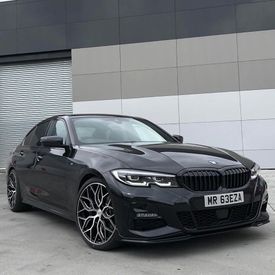 BMW 330i G20 VOSSEN HF2 BRUSHED GLOSS BLACK