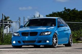 BMW 335 VOSSEN VVS-CV2 MATTE BLACK MACHINED