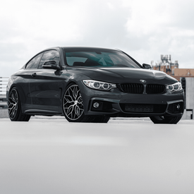 BMW 435i VOSSEN HF2 BRUSHED GLOSS BLACK