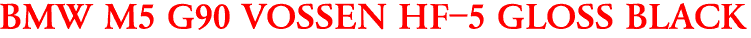 BMW M5 G90 VOSSEN HF-5 GLOSS BLACK