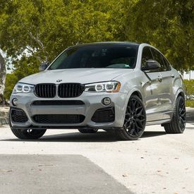 BMW X4 VOSSEN HF2 SATIN BLACK