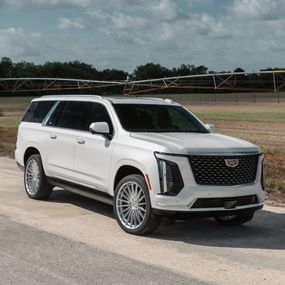 CADILLAC ESCALADE VOSSEN HFX-4 SILVER POLISHED