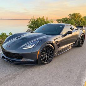CHEVROLET CORVETTE C7 GS VOSSEN HF2 SATIN BLACK