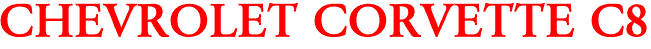 CHEVROLET CORVETTE C8