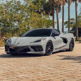 CHEVROLET CORVETTE C8 VOSSEN HFX-1 SATIN BLACK