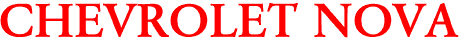 CHEVROLET NOVA