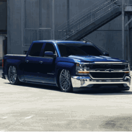 CHEVROLET SILVERADO LT VOSSEN HF6-5 MATTE GUNMETAL