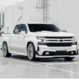 CHEVROLET SILVERADO VOSSEN HF6-1 GLOSS SILVER
