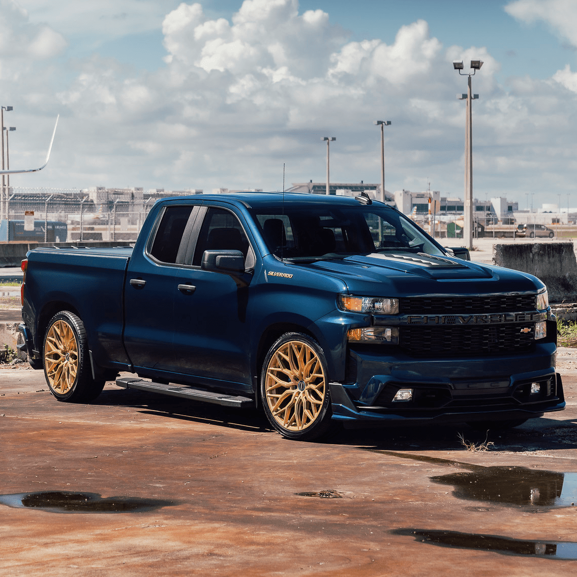 CHEVROLET SILVERADO VOSSEN HF63 GLOSS GOLD