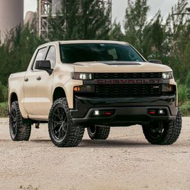 CHEVROLET TRAIL BOSS VOSSEN HF6-4 SATIN BLACK