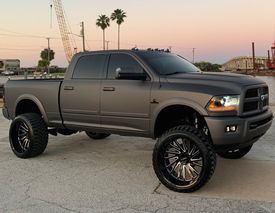 DODGE RAM TUFF T2A GLOSS BLACK MILLED