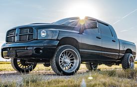 DODGE RAM ASANTI AB815 WORKHORSE TITANIUM BRUSHED