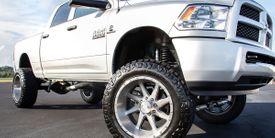 DODGE RAM ASANTI AB814 WINDMILL TITANIUM BRUSHED