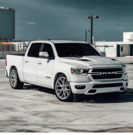 DODGE RAM VOSSEN HF6-4 SATIN SILVER