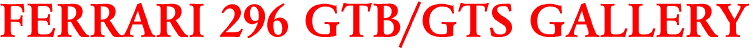 FERRARI 296 GTB/GTS GALLERY