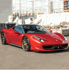 FERRARI 458 ITALIA VOSSEN HFX-2 SATIN BRONZE