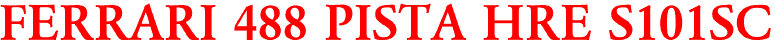FERRARI 488 PISTA HRE S101SC