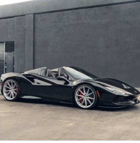 FERRARI F8 SPIDER VOSSEN HFX-2 SATIN SILVER