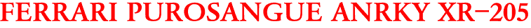 FERRARI PUROSANGUE ANRKY XR-205
