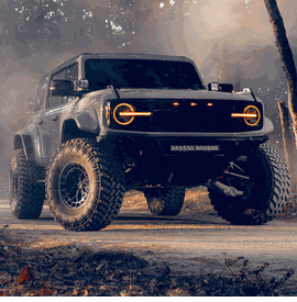 FORD BRONCO RAPTOR VOSSEN HFX-1 6-LUG SATIN BLACK