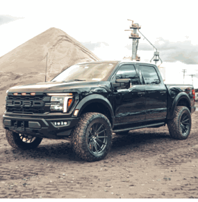 FORD F-150 RAPTOR VOSSEN HFX-2 6-LUG GLOSS BLACK