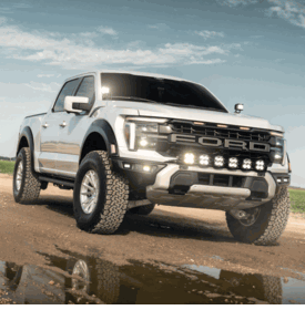 FORD F-150 RAPTOR VOSSEN HFX-2 6-LUG SILVER POLISHED
