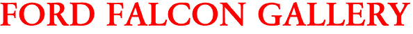 FORD FALCON GALLERY