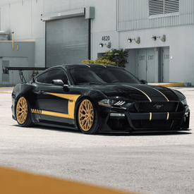 FORD MUSTANG GT VOSSEN HF2 GLOSS GOLD