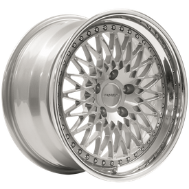 FORGELINE LS3 SILVER CENTER AND POLISHED OUTER