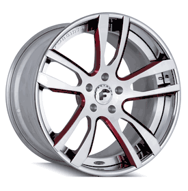 FORGIATO DIAPASON-ECL FINISHED IN BRUSHED/RED AND CHROME